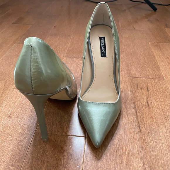 Shoemint silver pointy toe pumps heels shoes 6.5 - Picture 8 of 9